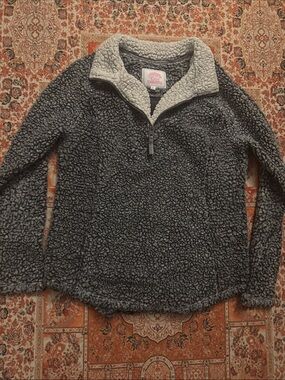 3/$25 Bundle and Save! Women's Gray Half-Zip Pullover
